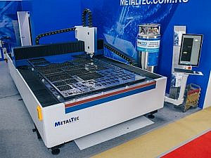 Фото 45 - MetalTec 1530 S (1500W) оптоволоконный лазерный станок для резки металла.